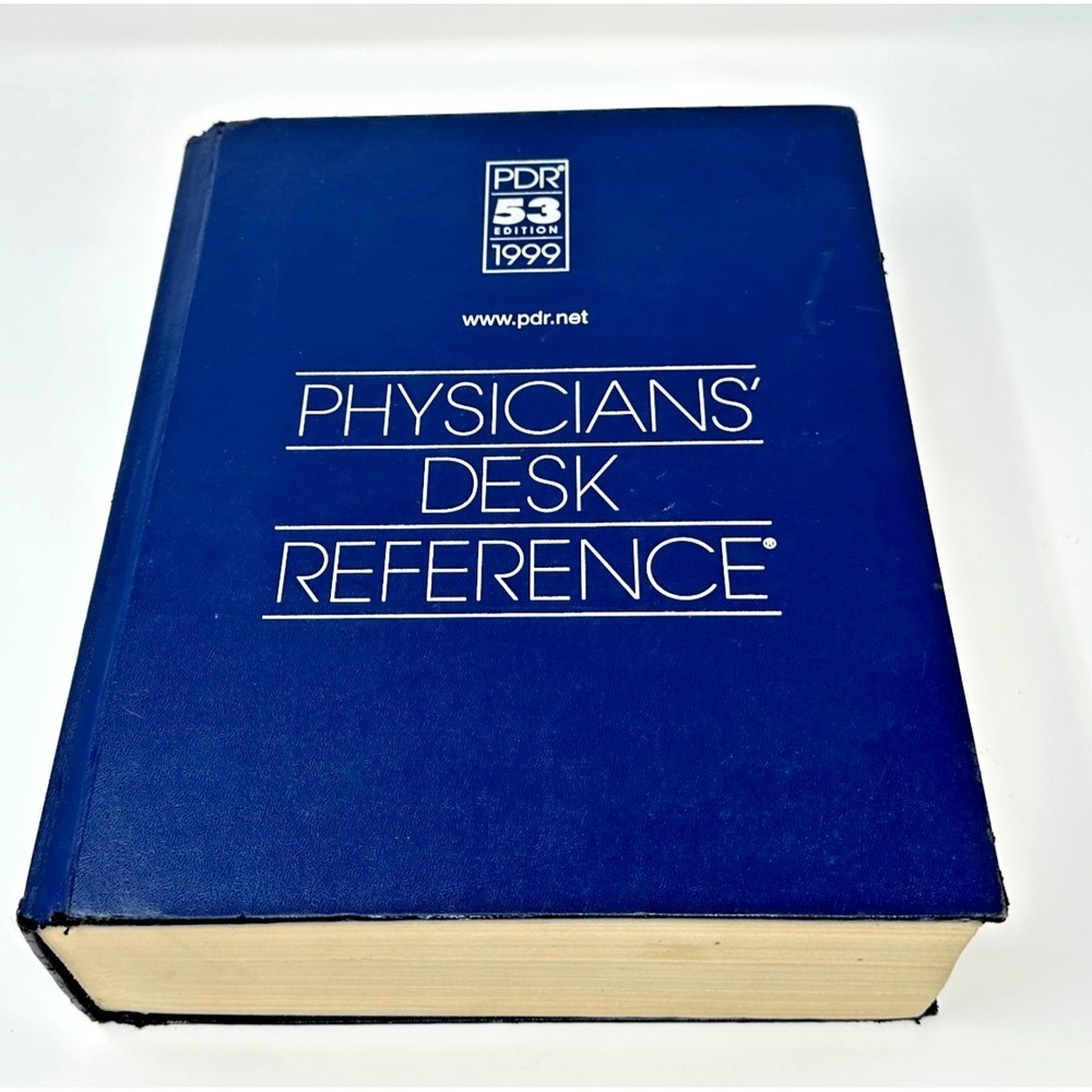 Vintage Physicians Desk Reference PDR 53rd Edition 1999 Hardcover Medical Guide